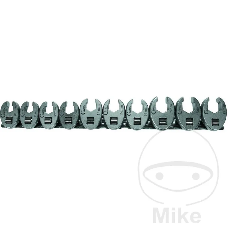 Condor Ringschlüssel Satz Bremsleitungsschlüssel Satz offen 3/8" 10-teilig 10-19 mm Heißes Angebot