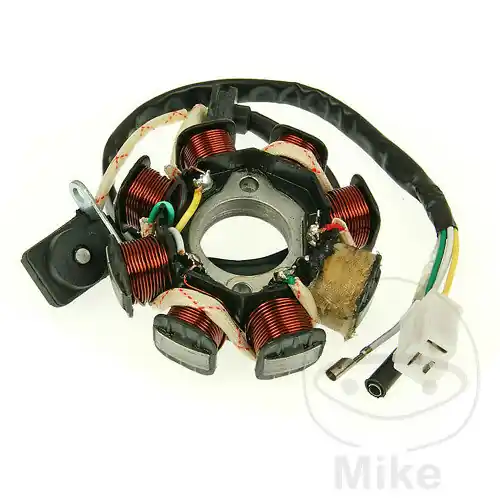 Alternador Armadura Estator Generador 3 Conexiones para AGM Benzhou Flex Tech Jonway Rex Finale Aktion