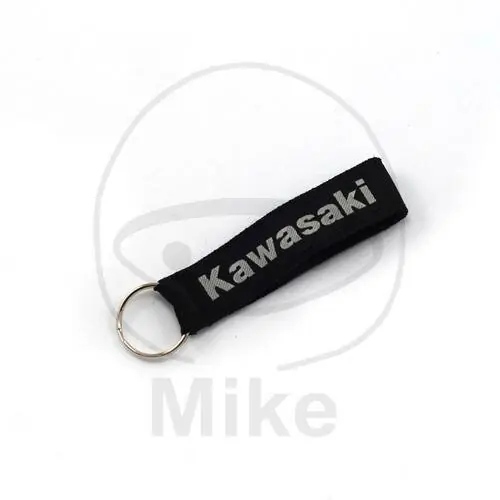 Llavero blando negro con estampado Kawasaki Letzte Chance
