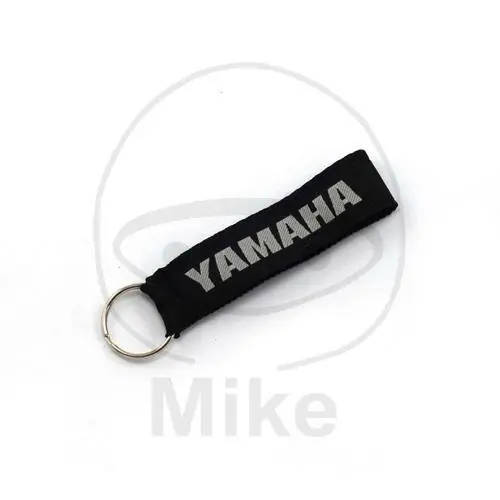 Porte-clés souple noir avec impression Yamaha Neu