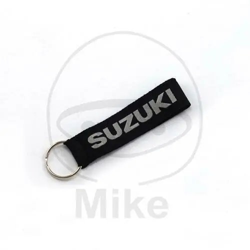 Markenware Soft keychain black with Suzuki print