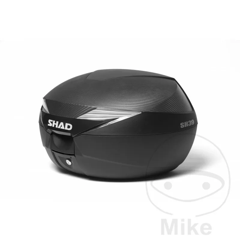 Top case carbone 39 litres SHAD SH39 avec plaque de support Must-Have