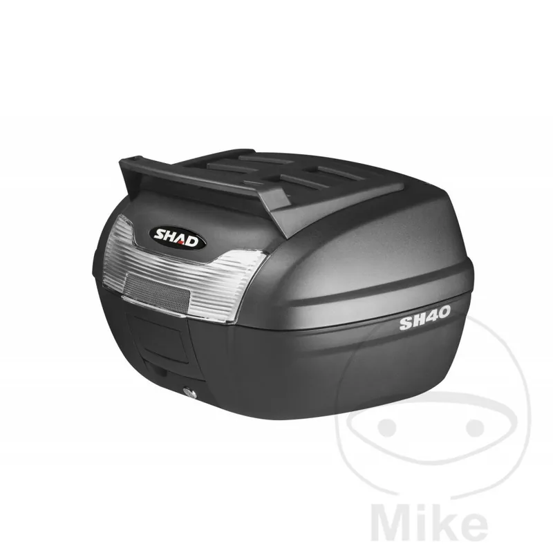 Top case noir 40 litres SHAD SH40 Cargo avec plaque de support Beliebt