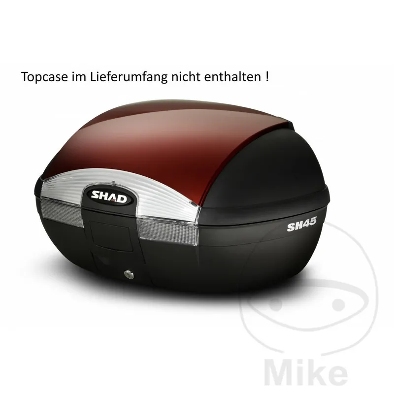 Markenware Tapa decorativa para topcase SHAD SH45 rojo