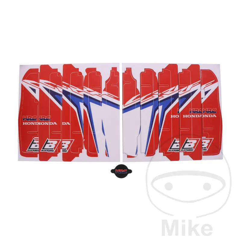Saisonangebot Aufkleber Kühlerlamellen BBR Replica HRC 2019 für Honda CRF 250 # 2010-2014