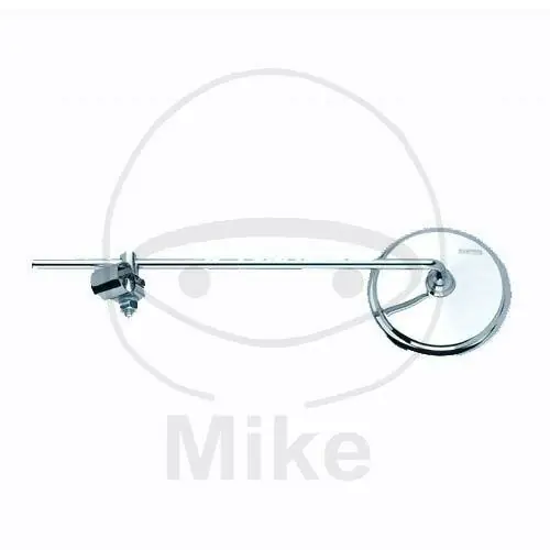 Kostenloser Versand Espejo redondo cromado izquierdo o derecho un par