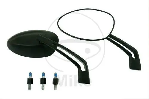 Bestpreis Rétroviseur noir universel JMP M10 Contenu 1 paire