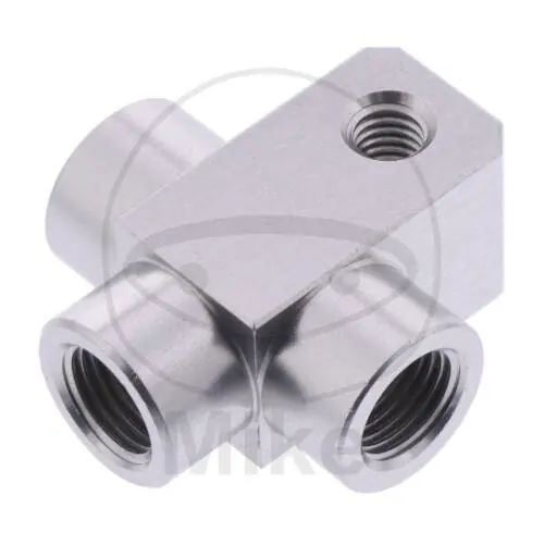 Top-Seller Distributore a 3 vie avvitato TIPO 813-1 M10 x 1,00 argento