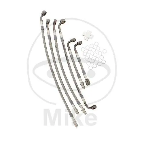 Garantierte Lieferung Kit de manguera de freno trenzada de acero de 6 piezas para BMW K 1200 RS 01-05