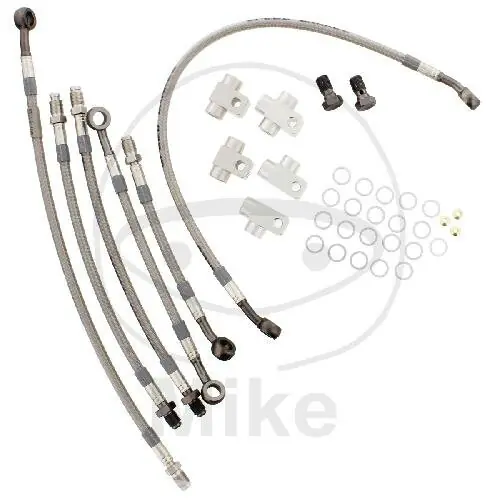 Tuyau de frein en acier tressé kit 6 pièces pour Honda CB 600 FA 07-15 Kostenloser Versand
