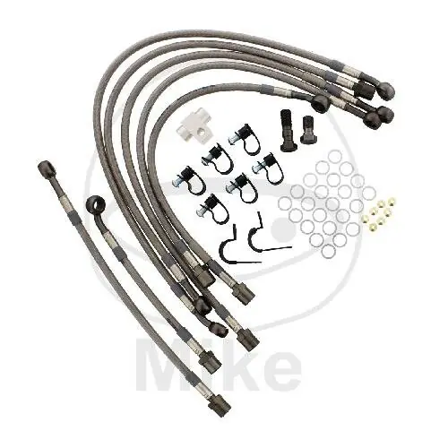 Top-Angebot Brake hose steel braided kit 7-piece for Honda CB 1000 RA 08-16