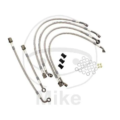 Tuyau de frein en acier tressé kit 6 pièces pour Suzuki GSF 1200 SA 97-00 Preisreduziert