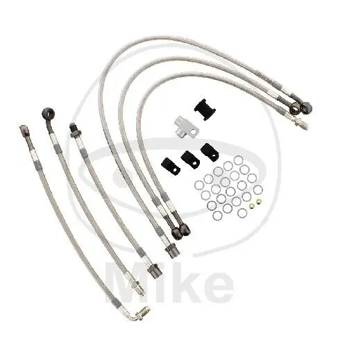 Kostenfreie Lieferung Bremsschlauch Stahlflex-Kit 6-teilig für Yamaha FZ8 800 NA 11-16