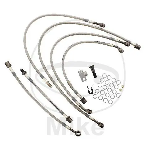 Sichere Zahlung Brake hose steel braided kit 6-piece for Yamaha FZ1 1000 NA 08-15