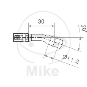 Ringfitting Vario HD Typ 102 11,2 mm 20° schwarz Sale