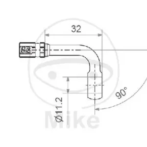 Montaggio ad anello Vario HD Tipo 119 11,2 mm 90° nero Markenprodukt