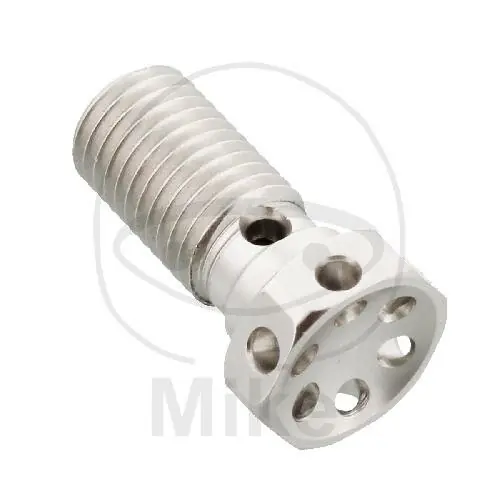 Boulon de banjo simple M10 x 1,25 Aluminium Racing argent Sofort Bestellen