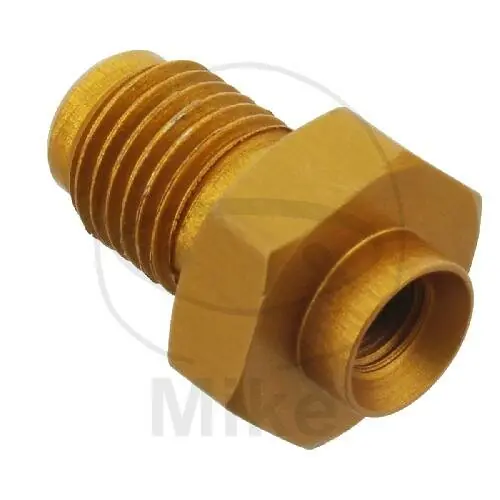 Nur Heute Connecting piece with external thread fixed Vario type 530 3/8-24 UNF gold
