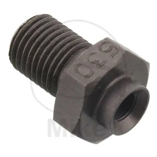Letzte Chance Connecting piece with external thread fixed Vario type 530 3/8-24 UNF anthracite