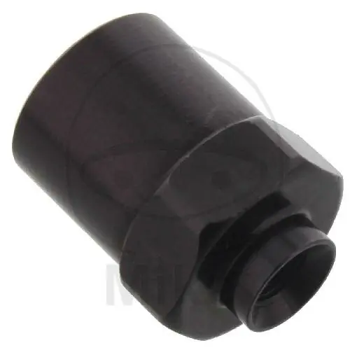 Connecting piece with female thread fixed Vario type 730 IGF 3/8-24 UNF black Nur Heute