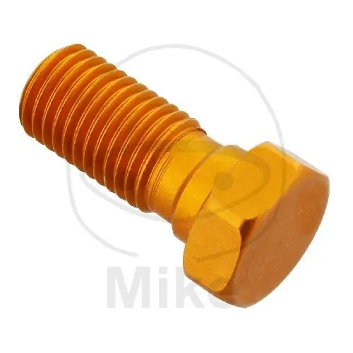 Banjo bolt single M10 x 1.25 aluminium orange Preisreduziert