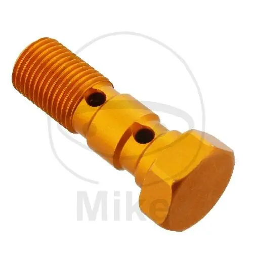 Billig Banjo bolt double M 10 x 1.00 aluminium orange
