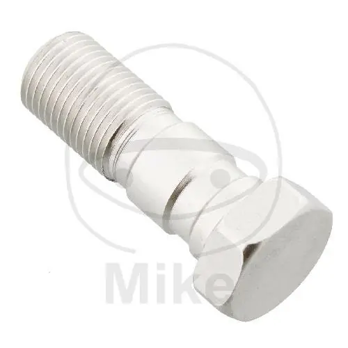 Neue Kollektion Hohlschraube doppelt 7/16-24 UNF Aluminium silber