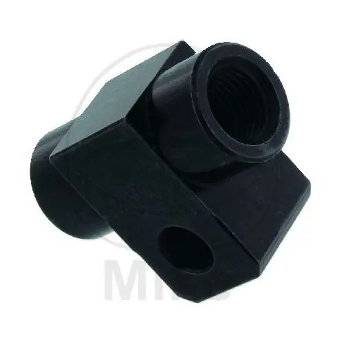 Versand Am Gleichen Tag Distributore a 2 vie avvitato diritto tipo 831 3/8 UNF nero