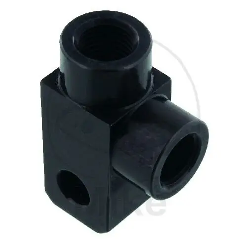 Distributeur 2 voies vissé coudé type 832 3/8 UNFF noir Ausverkauf