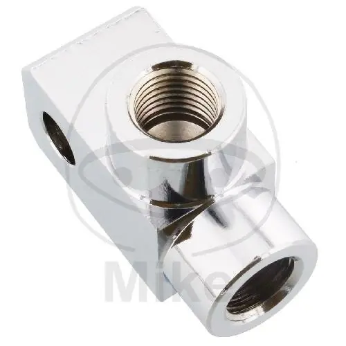 Neu Distributeur 2 voies vissé coudé type 832 3/8 UNF chrome