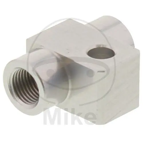 2-way distributor screwed straight type 811 M10 x 1.00 silver Must-Have