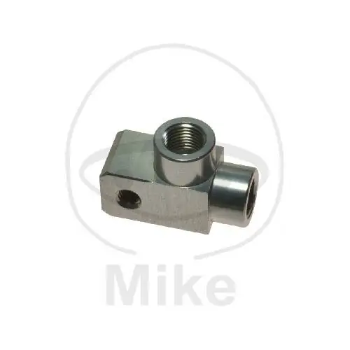 2-Wege-Verteiler geschraubt gewinkelt Typ 812-1 M10 x 1.00 silber Garantierte Lieferung