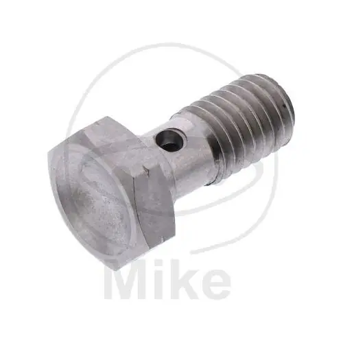 Boulon à banjo simple M8 x 1,25 acier inoxydable argent Rabatt