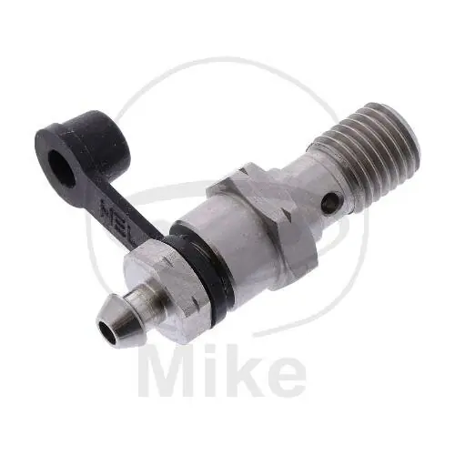 Zertifiziert Boulon banjo simple M10 x 1,25 en acier inoxydable avec tétine de reniflard