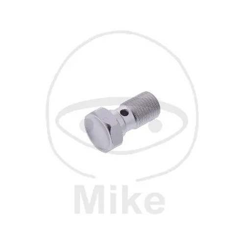 Highlight Hohlschraube einfach M10 x 1,00 Aluminium silber