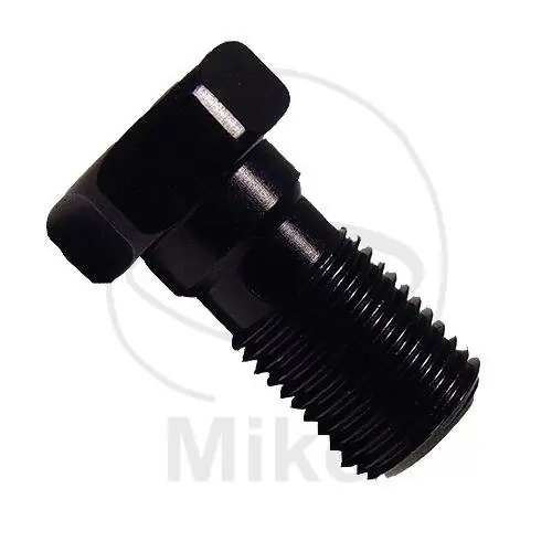 Banjo bolt single M10 x 1.00 aluminium black Neue Ware